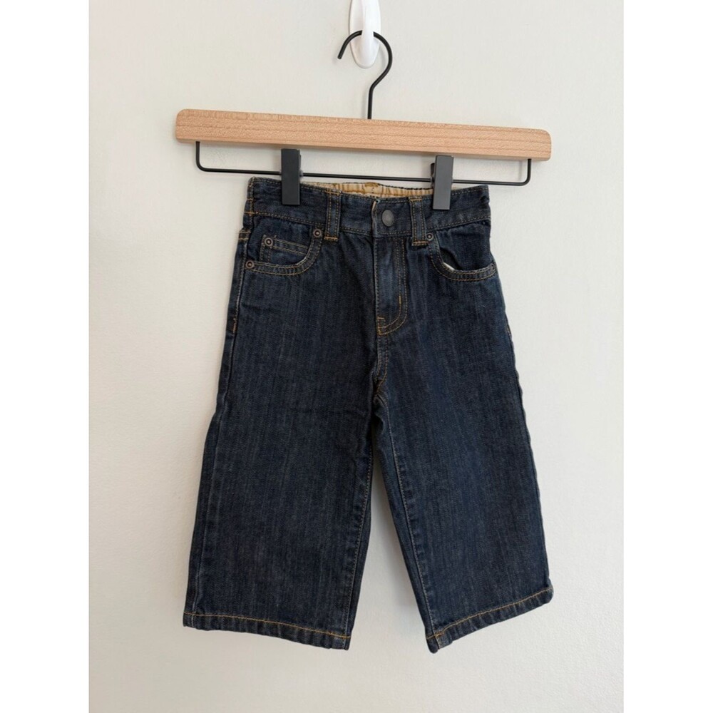Y2K Janie and Jack Denim Jeans Toddler 12-18 Months Classic Dark Wash
